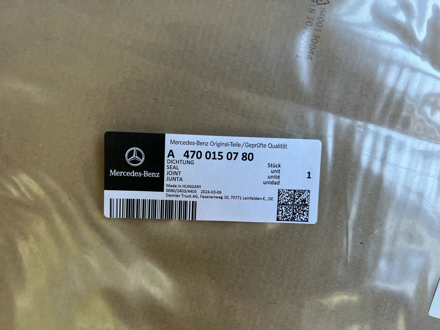 Original Mercedes-Benz Dichtung A4700150780 NEU