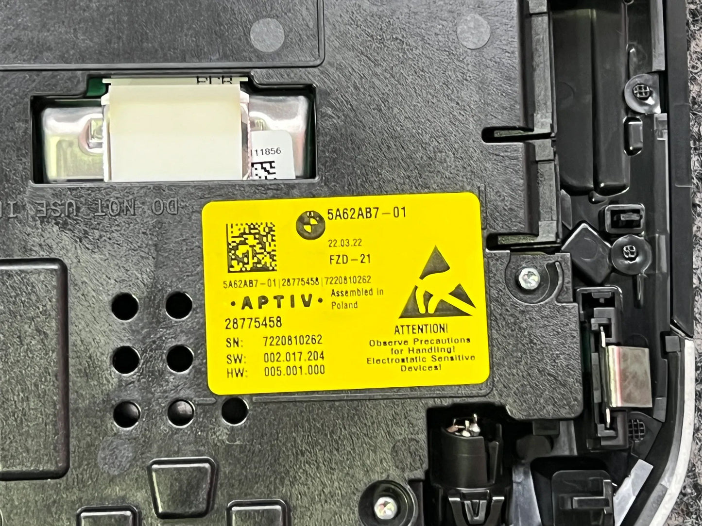 Original BMW i20 IX Funktionszentrum Dach 5A62AB7 NEU