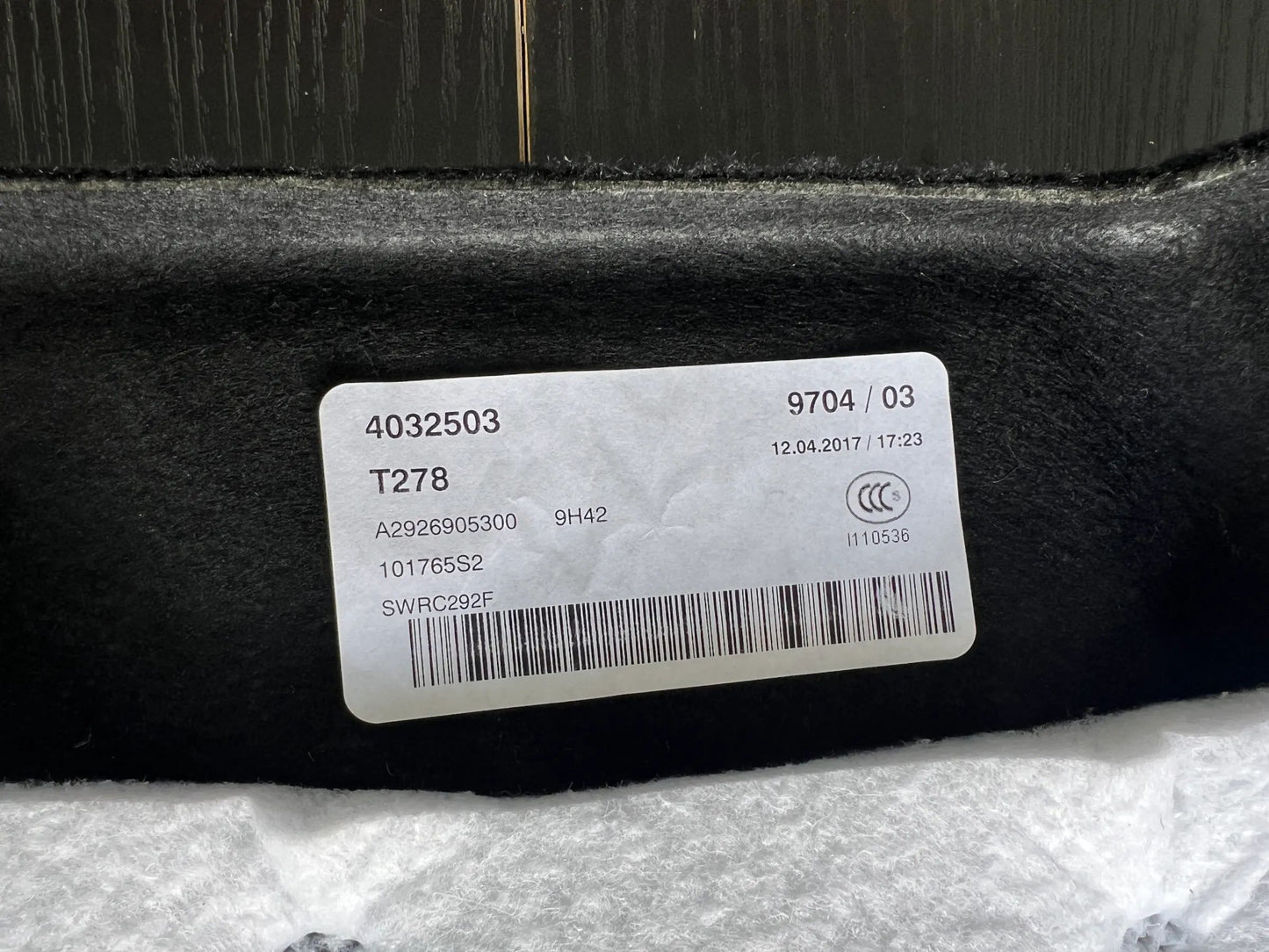 MERCEDES-BENZ GLE W166/C292 Kofferraumverkleidung rechts A2926905300