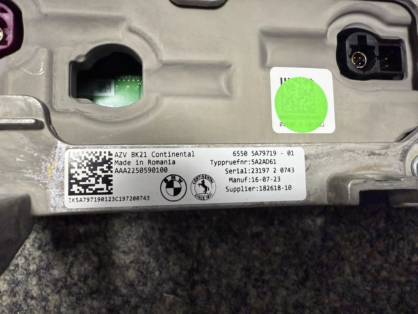 Original BMW Curved Display Panoramadisplay 5A79719 65505A79719 NEU