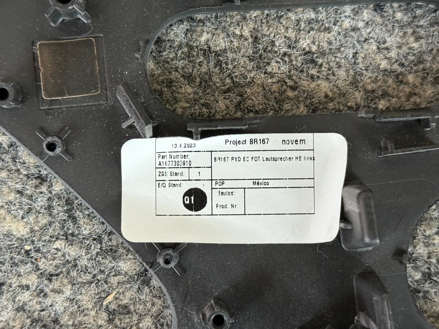 4X Mercedes Benz X167 GLS Zierleiste Türverkleidung CARBON SET NEU