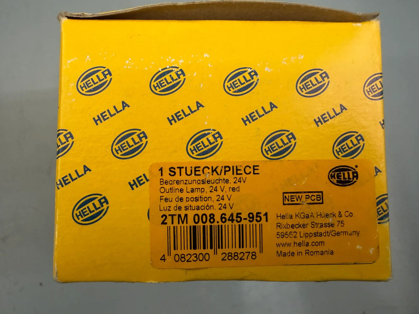 Original Hella Begrenzungsleuchte 2TM 008 645-951 NEU