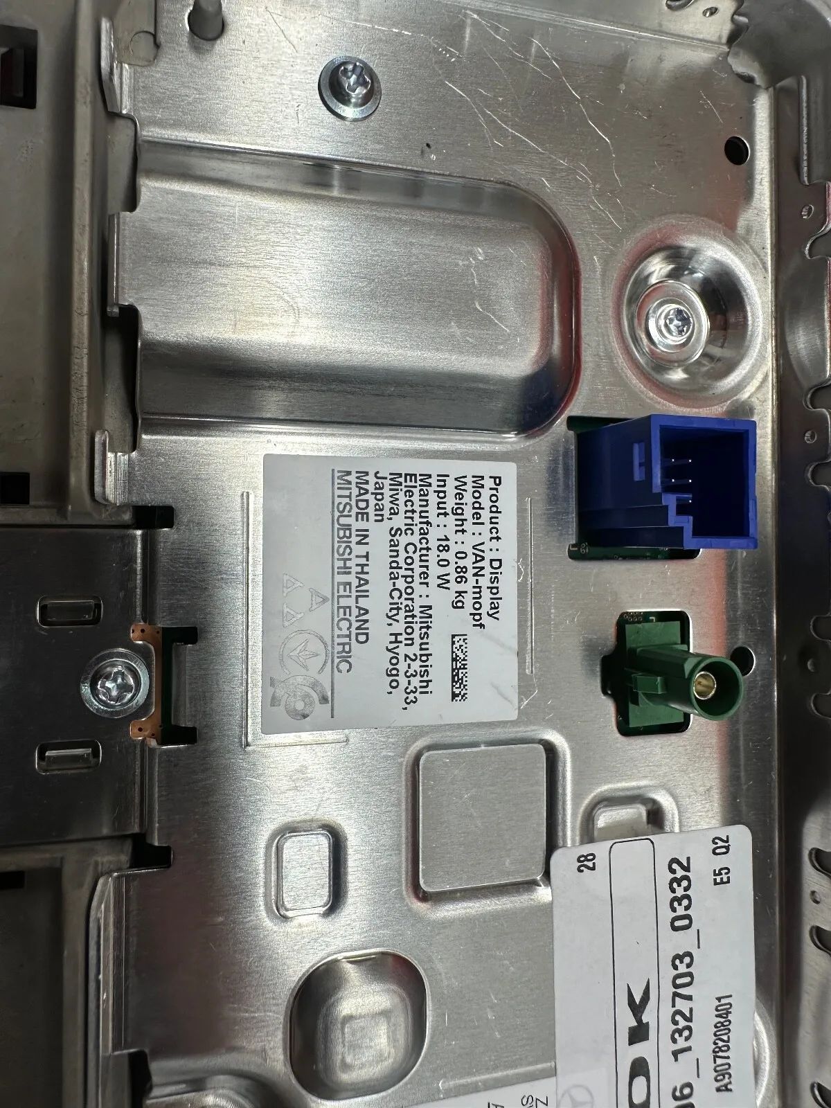 ORIGINAL Mercedes-Benz Display Steuergerät Sprinter W907 Bildschirm A9078208401