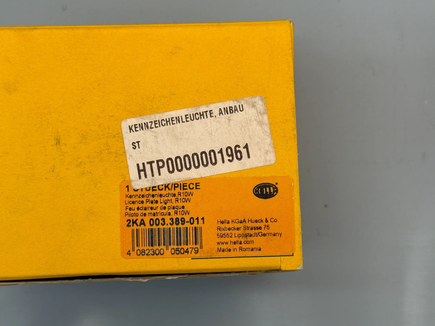 Original Hella Kennzeichenbeleuchtung 2KA 003 389-061 NEU