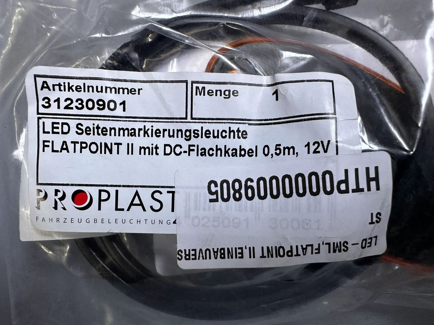 Original PROPLAST Fahrzeugbeleuchtung GmbH Seitenmarkierungsleuchte 31230901 NEU