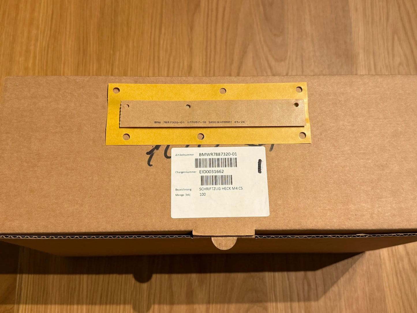 Original BMW Schriftzug Heck M4 CS 7887320 NEU