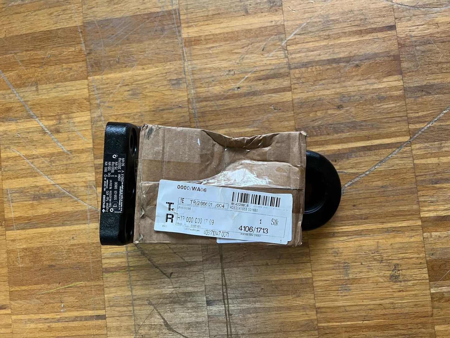 ORIGINAL Ringfeder Zugöse TYP 470 50 mm Flanschzugöse 8-Loch Befestigung NEU