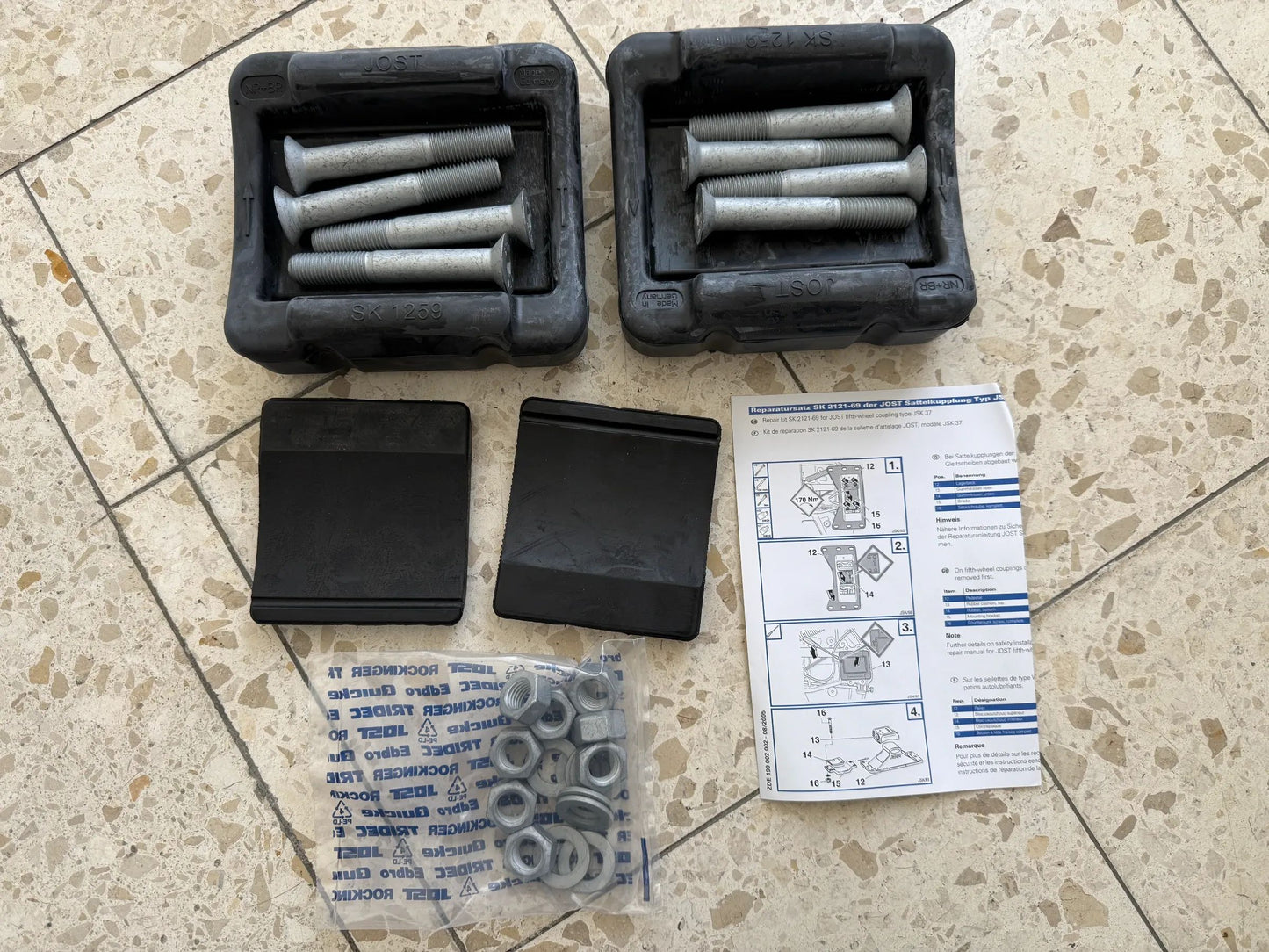 Original JOST Reparatursatz SATTELKUPPLUNG Lagerung - SK 2121-69 - SK212169 NEU