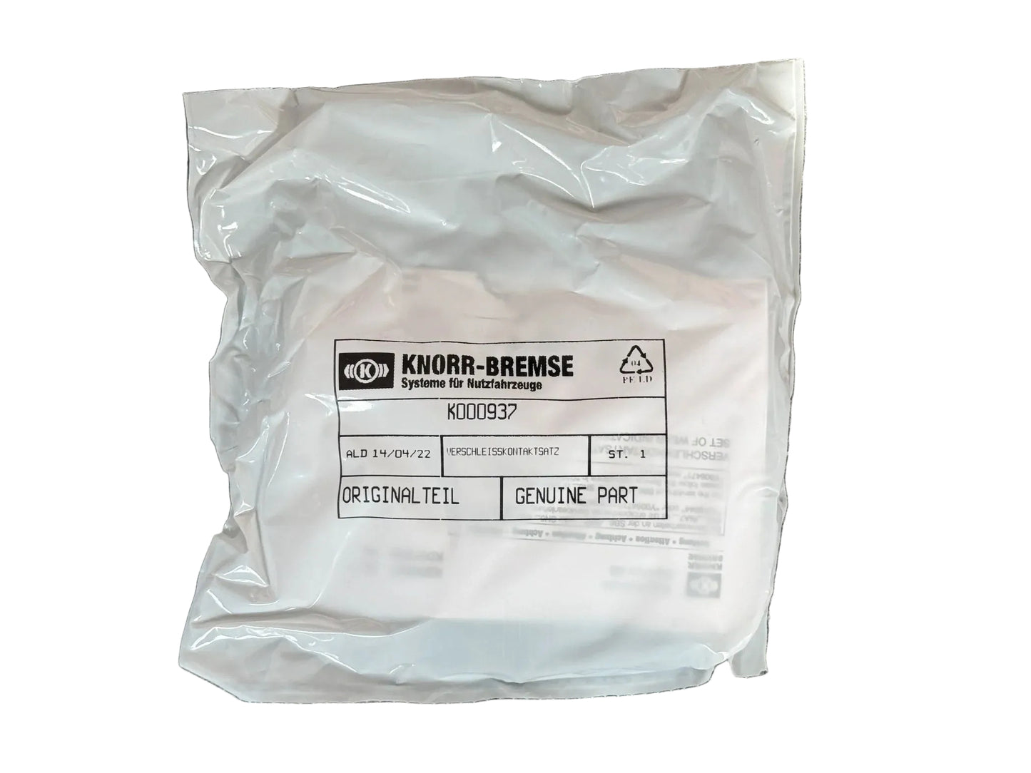 Original KNORR-BREMSE Verschleisskontaktsatz K000937 NEU