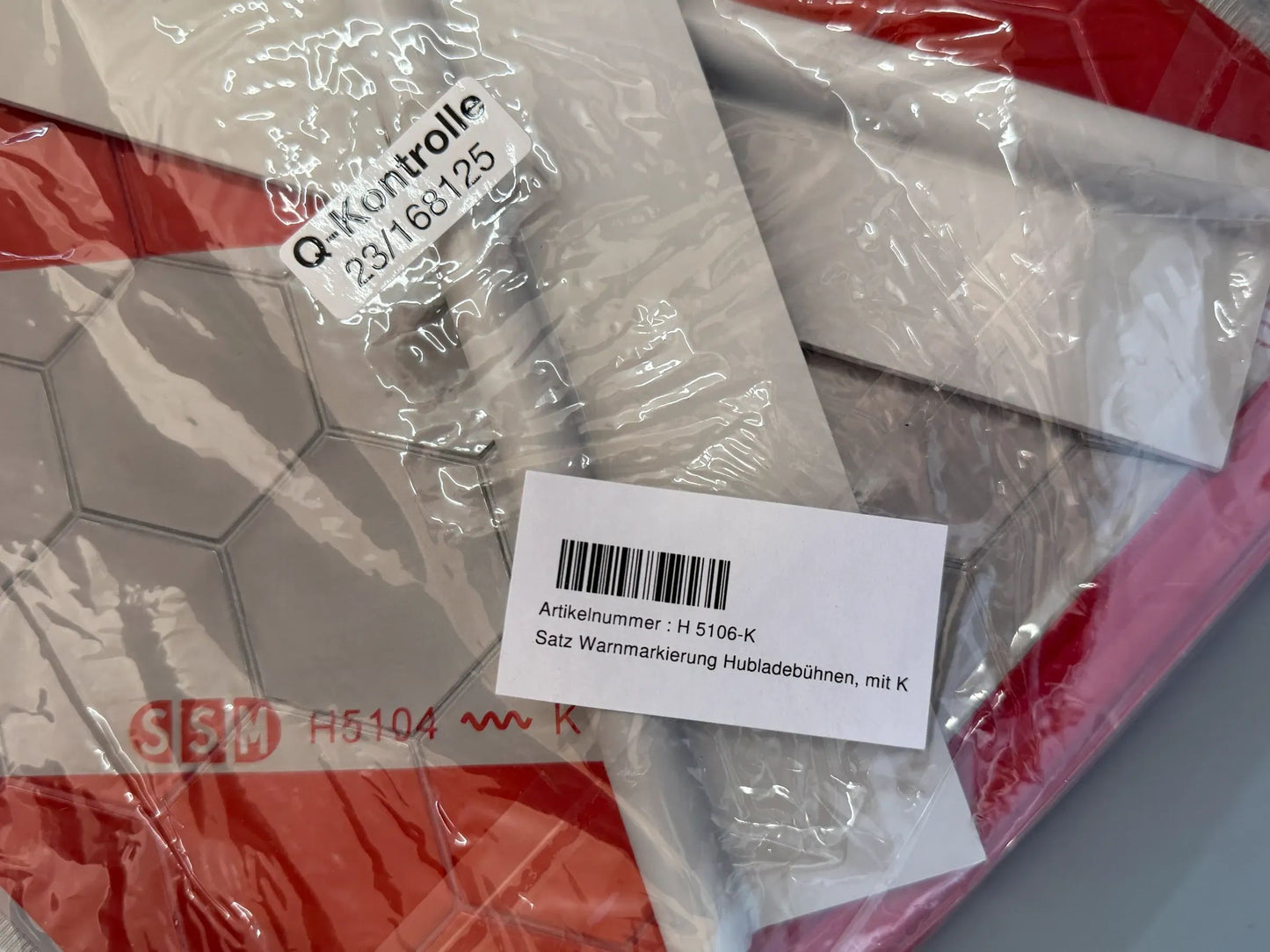 Original Pinter Signum GmbH Warnmarkierungen für Hubladebühnen Set H5106-K NEU