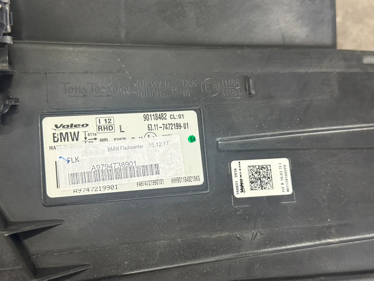 Original BMW i12 i15 i8 LED Scheinwerfer mit Steuergerät mit Blinklicht 7472199
