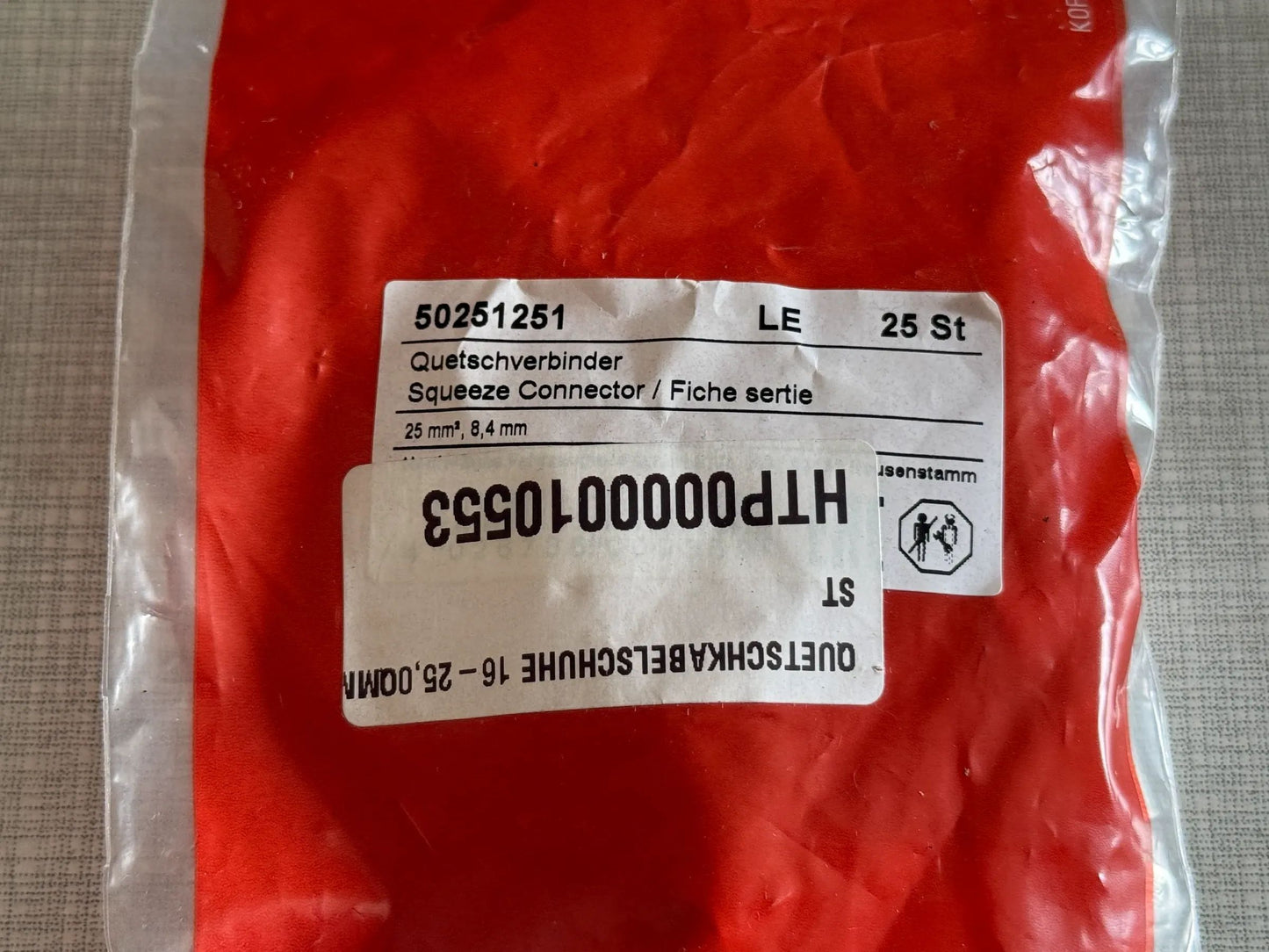 Original Herth+Buss Fahrzeugteile GmbH & Co. KG Quetschverbinder 25st 50251251