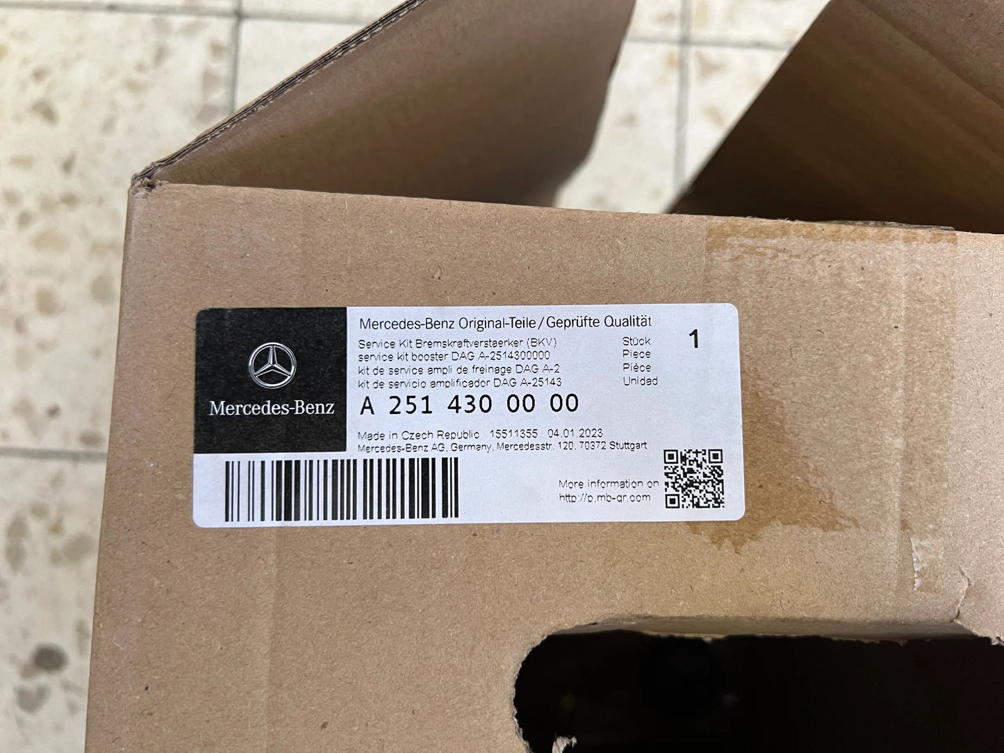 Original Mercedes-Benz R-Klasse W251 Bremsgerät A2514300000  NEU