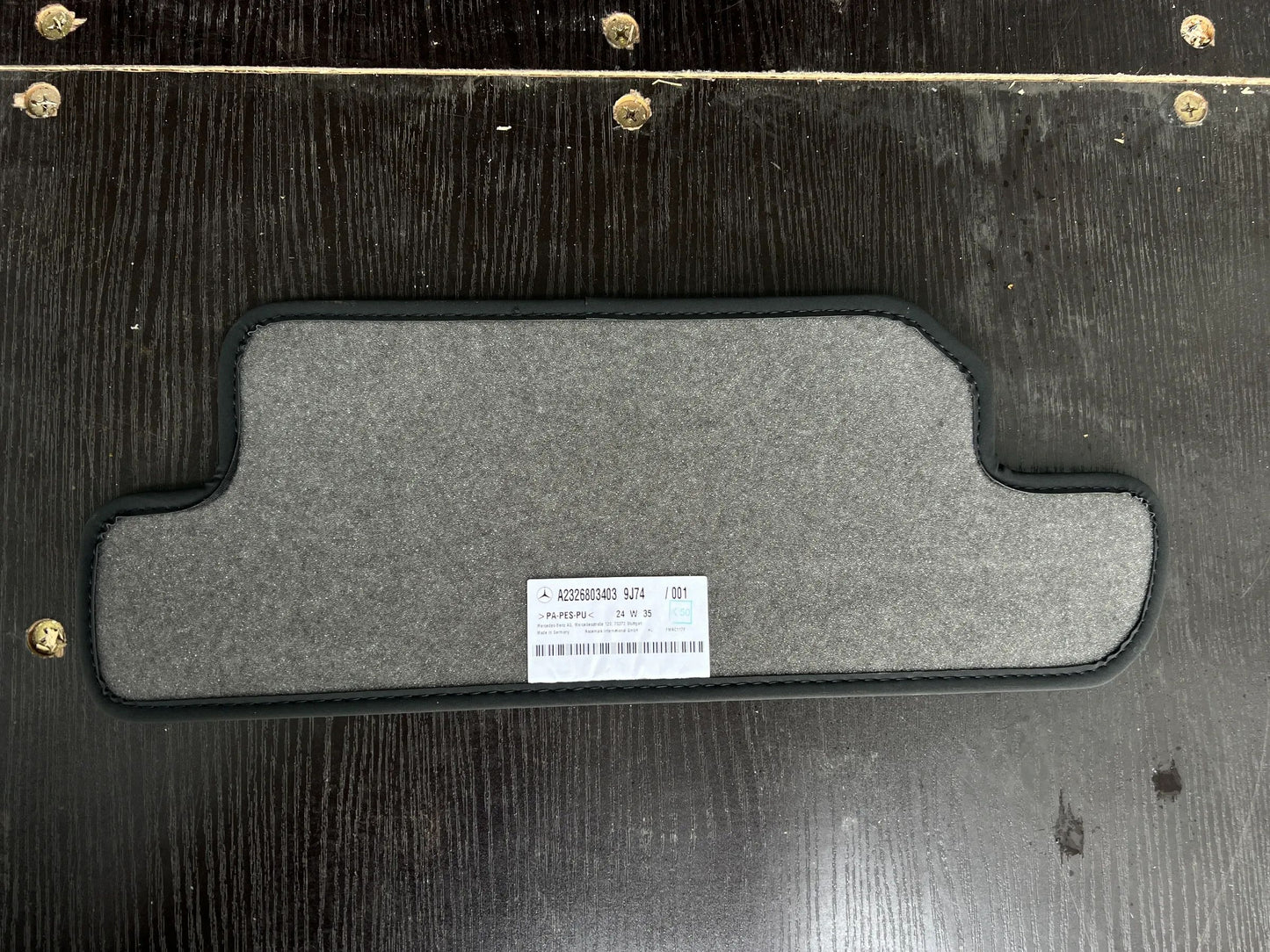 Original Mercedes-Benz SL 63 AMG W232 AMG-Fußmatten HL+RL A2326802903 NEU