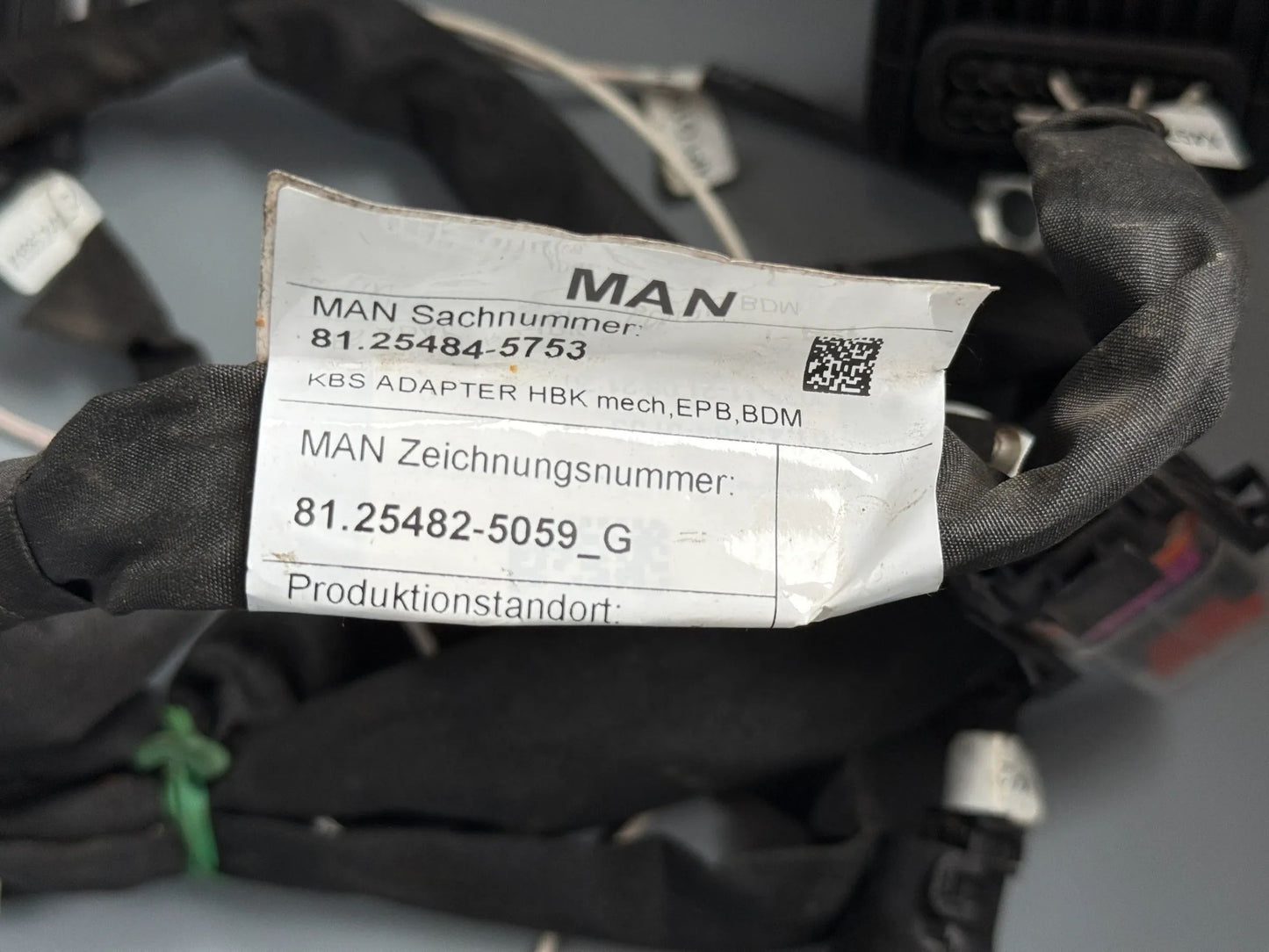 ORIGINAL MAN Kabelbaum / Adapter-Leitungssatz 81.25484-5753 NEU