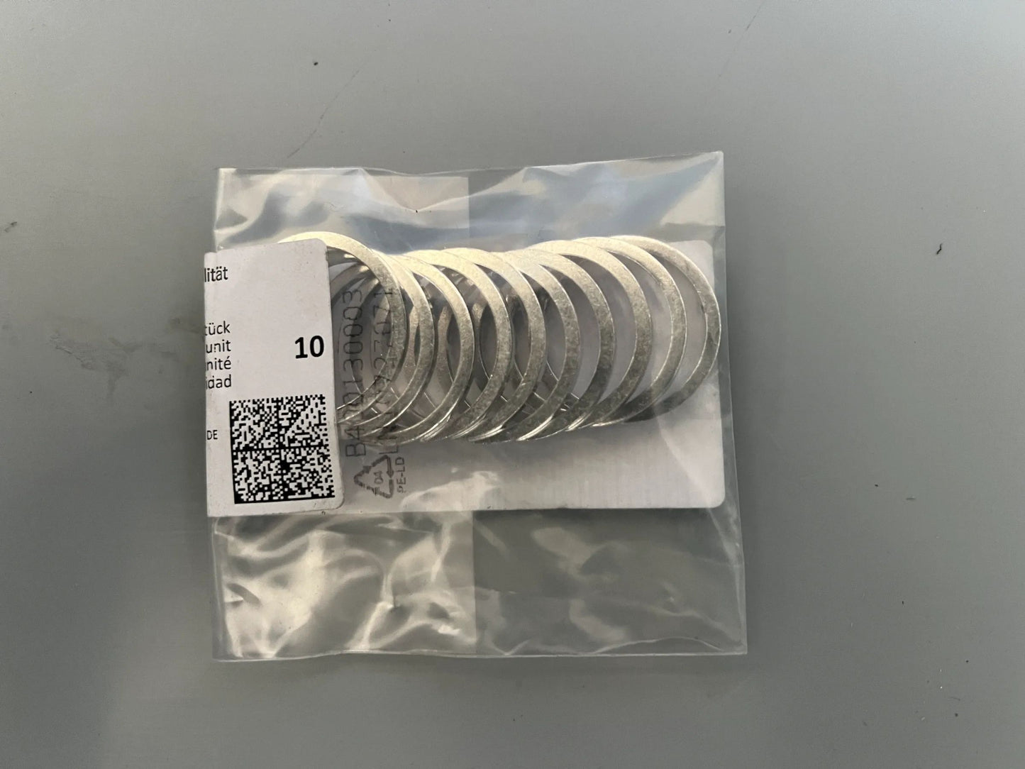 10X Original Mercedes-Benz Dichring A9909970345 NEU