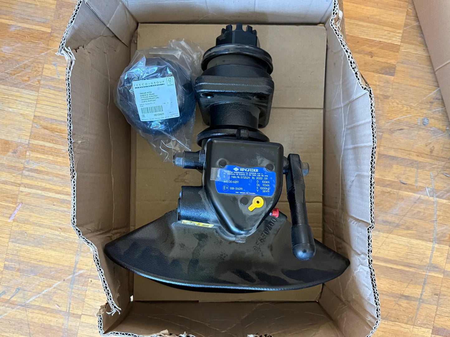 Iveco/Ringfeder Anhängerkupplung Bolzenkupplung 5801284629 55R-016291 4040/G145