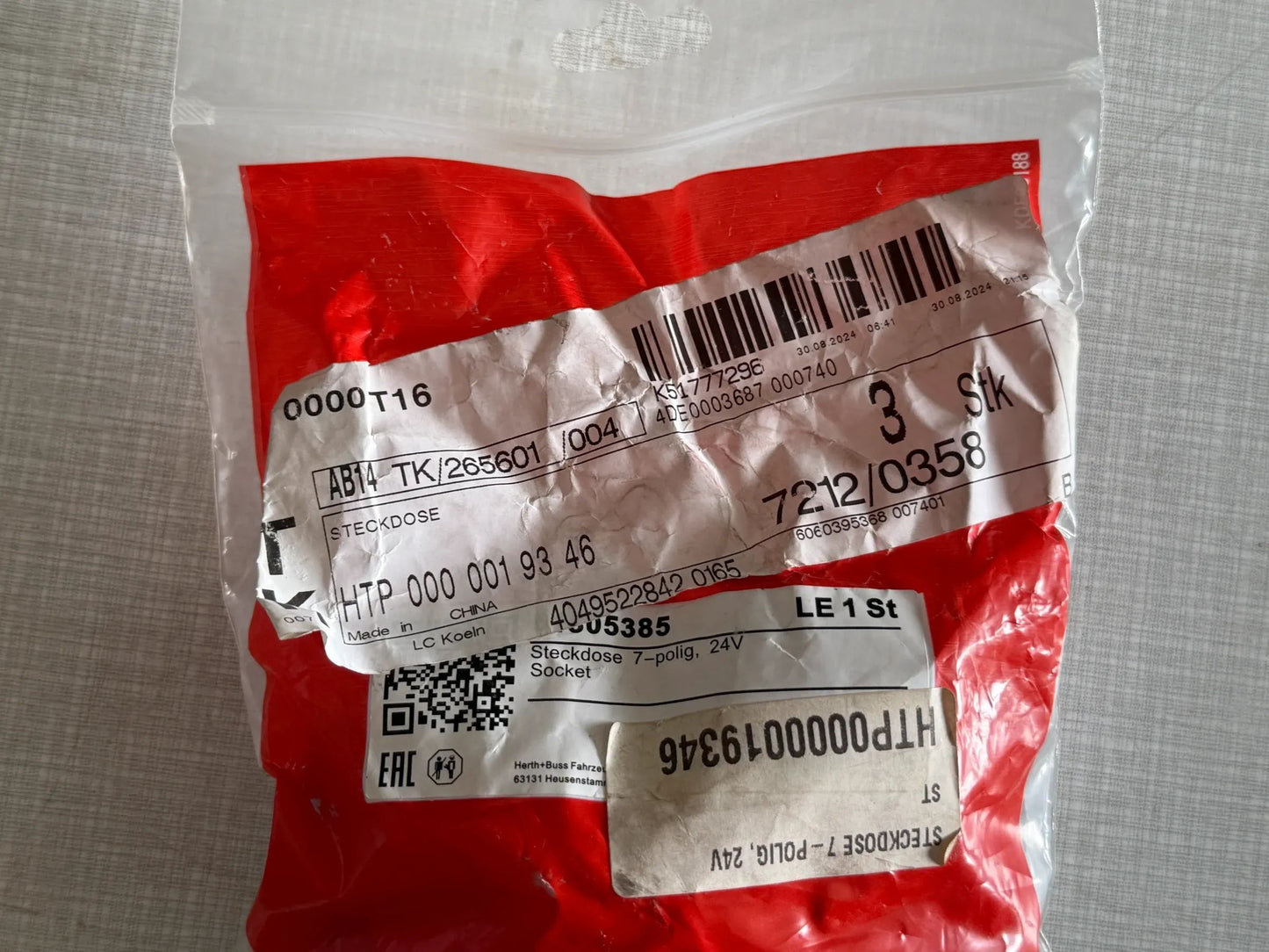 Herth+Buss Fahrzeugteile GmbH & Co. KG LKW Anhängersteckdose 51305385 NEU