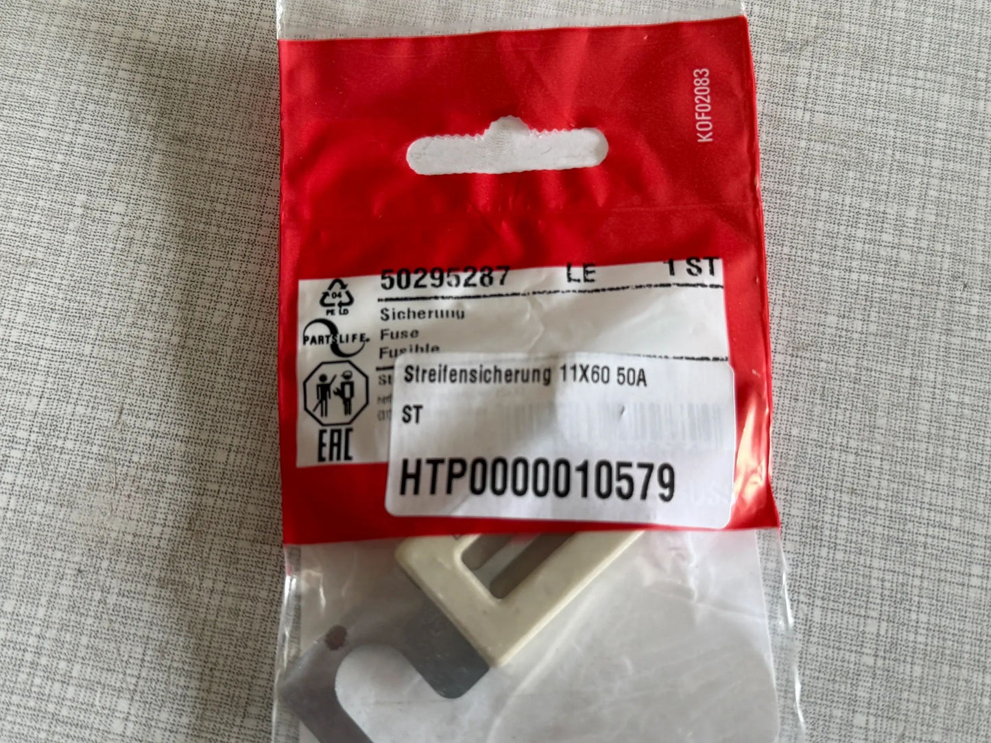 Original Herth+Buss Fahrzeugteile GmbH & Co. KG Sicherung 50295287 NEU