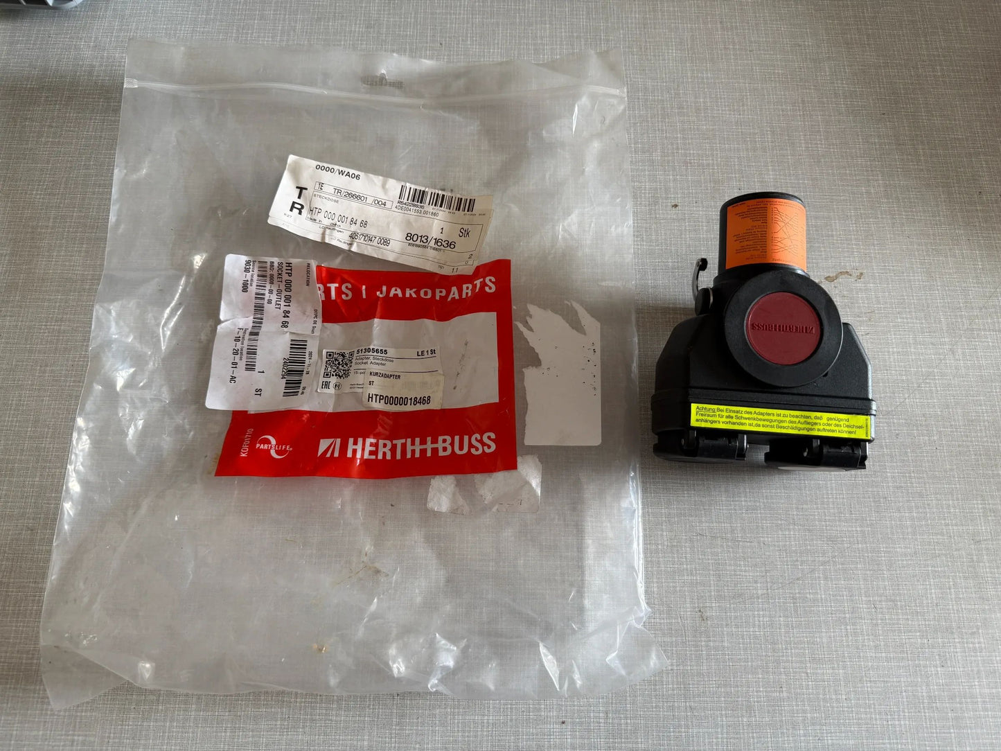 Original Herth+Buss Fahrzeugteile GmbH & Co. KG Anhänger-Adapter 51305655 NEU