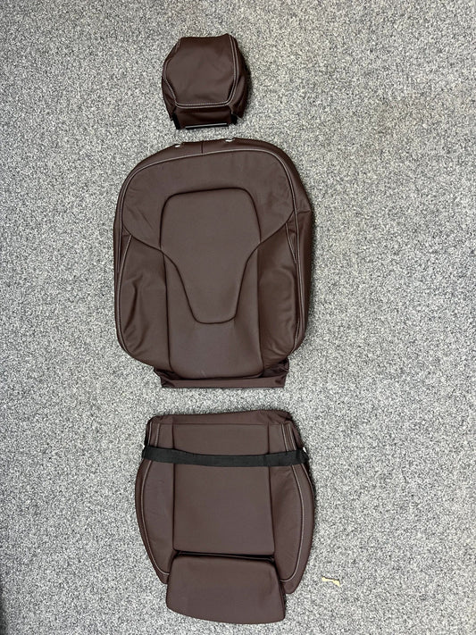 2 X Mercedes-Benz V-Klasse/Vito W447 Sitzbezug Komplett NAPPA-LEDER BRAUN NEU