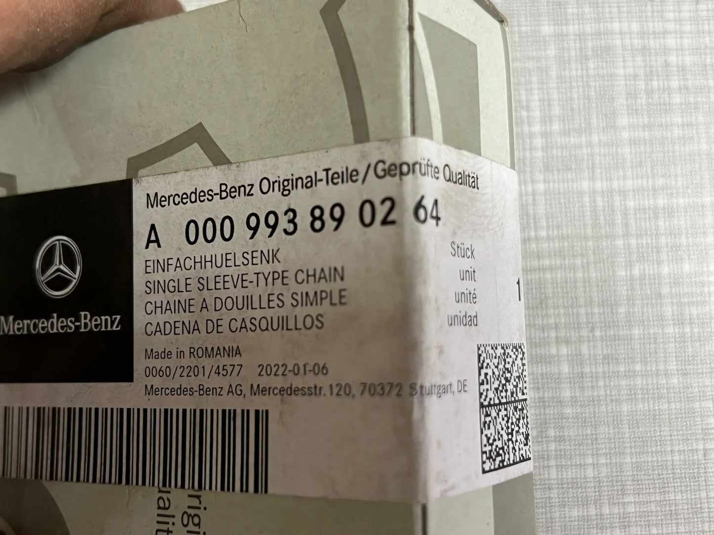 Original Mercedes-Benz Einfachhülsenkette A000993890264 NEU