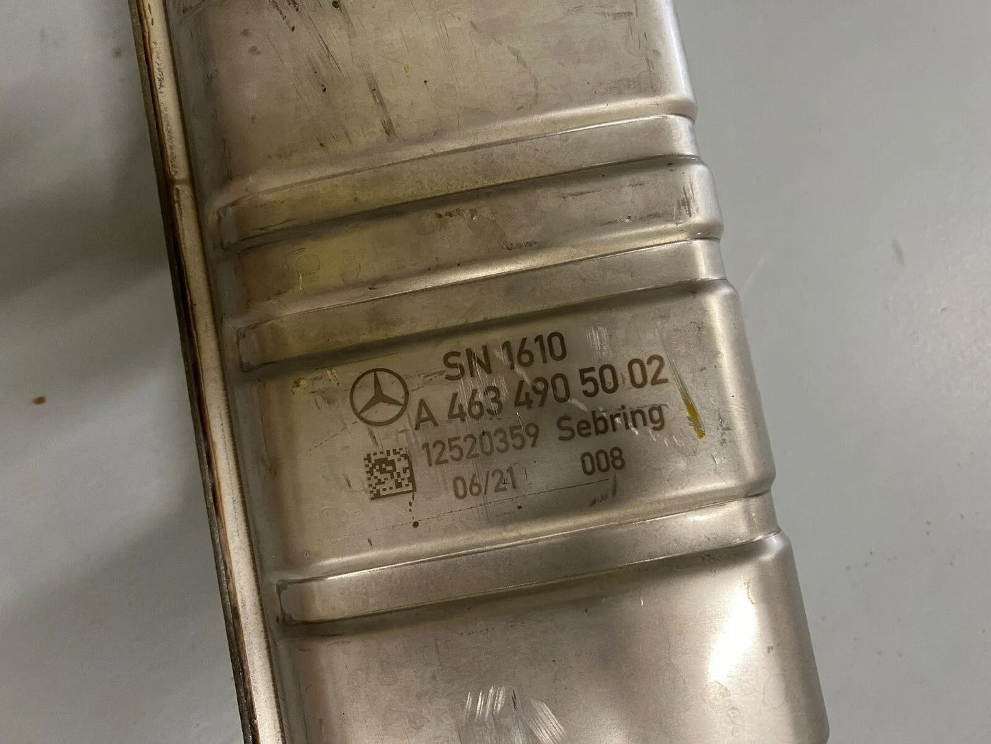 ORIGINAL Mercedes Benz ABGASLEITUNG HINTEN für G-Klasse 463 A4634904802 NEU