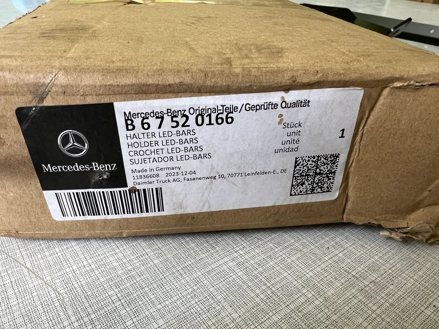 Original Mercedes-Benz Actros 5 Arocs 4 5 Halter LED-Bars B67520166 NEU