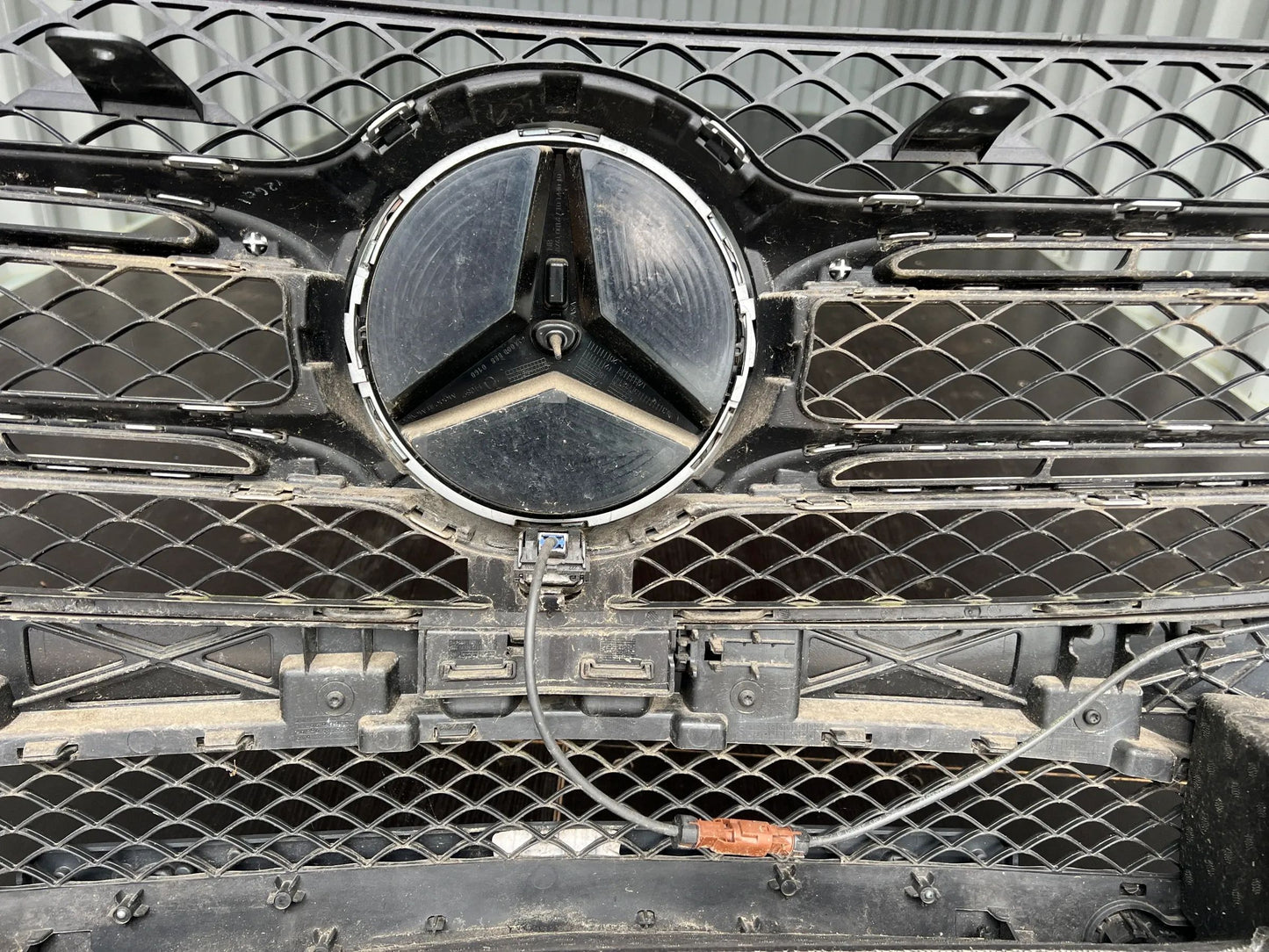 Original Mercedes Benz ML/GLE/GL W166 Stoßstange Stoßfänger vorne 9040 Schwarz