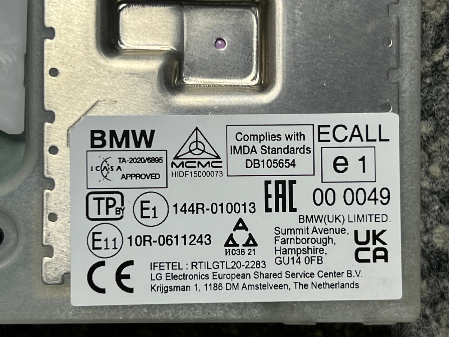 Original BMW Steuergerät für die Telematik-Antenne 5A64C30 NEU