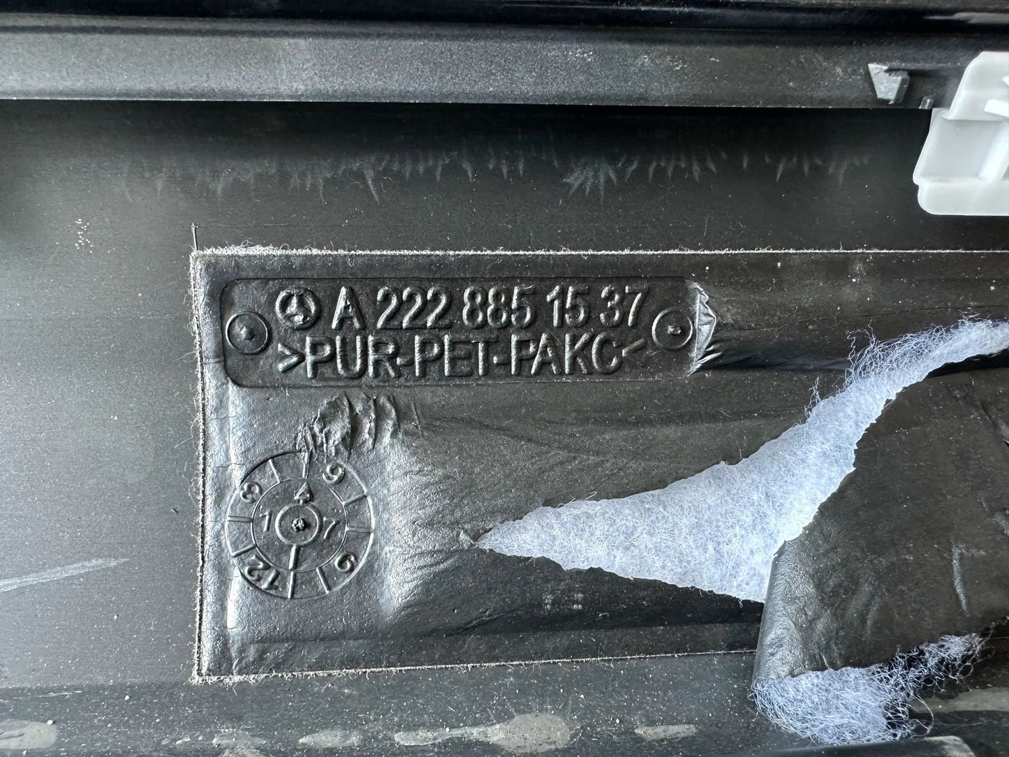 Mercedes-Benz S-Klasse W222 Schwellerverkleidung Links Obsidian-Schwarz 9197 NEU