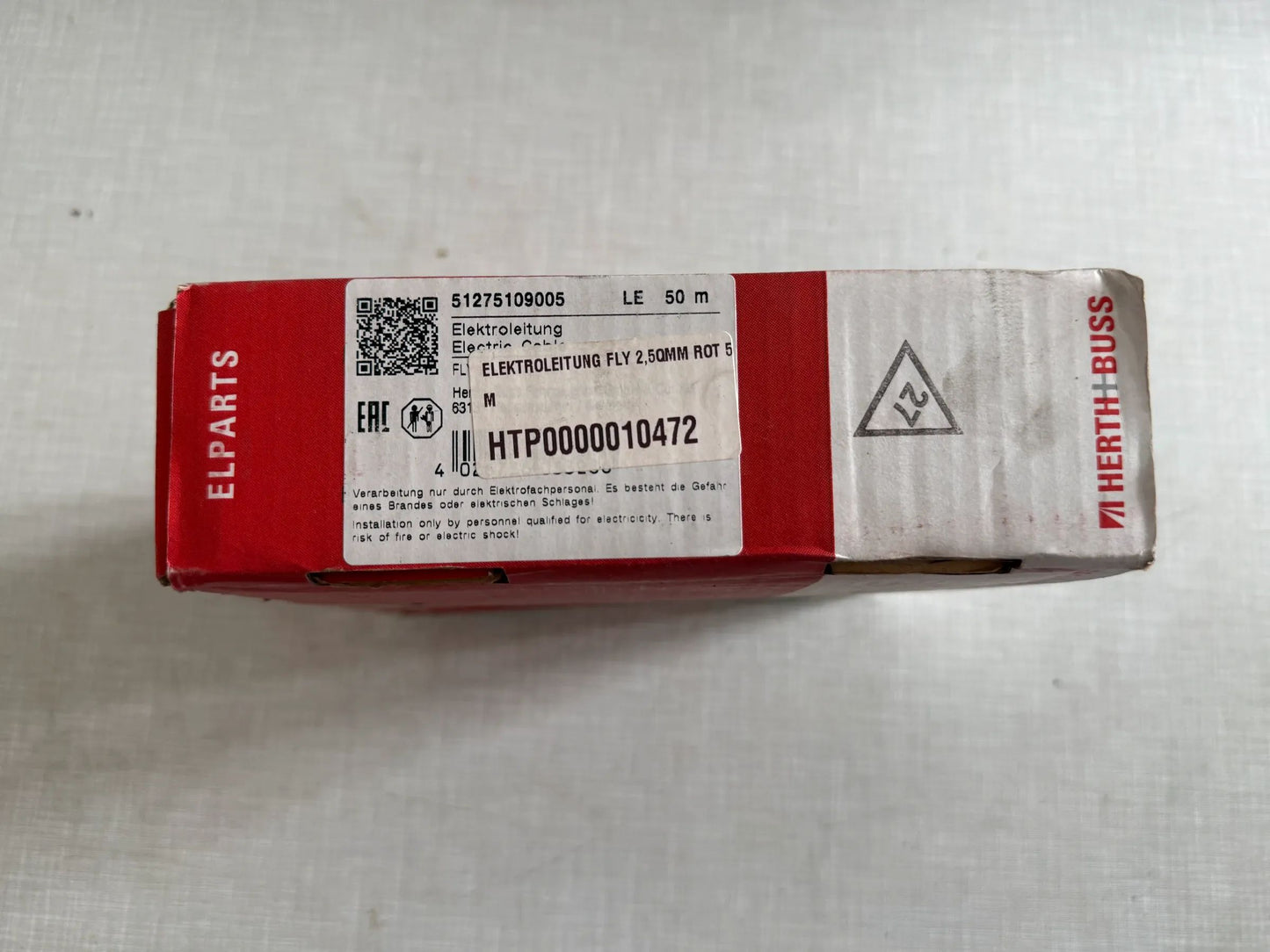 Original Herth+Buss Fahrzeugteile GmbH & Co. KG Elektrokabel 50m 51275109005 NEU