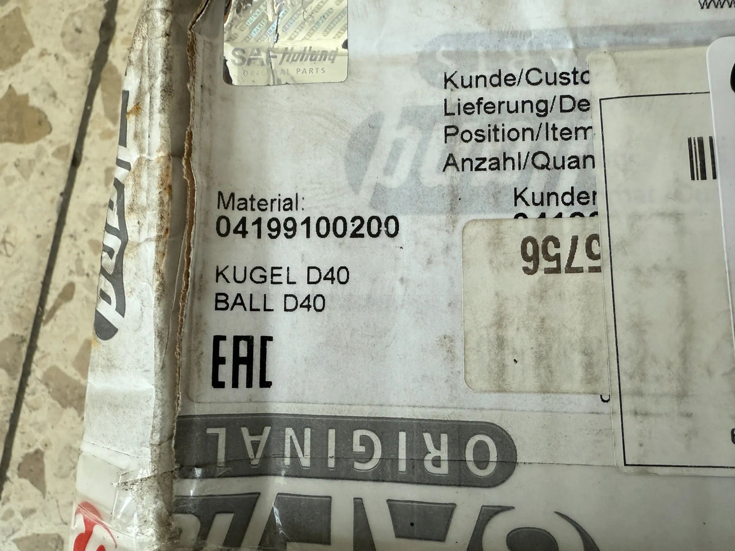 Original SAF SAF Kugel D40 für SK RS9042 - 4199100200 NEU