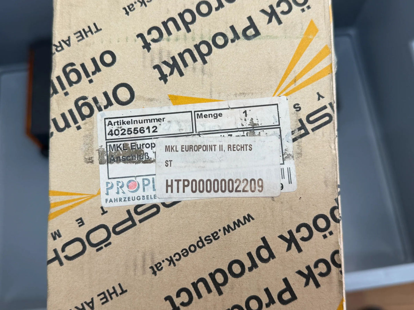 PROPLAST Fahrzeugbeleuchtung GmbH Heckleuchte EUROPOINT II Rechts 40255612 NEU