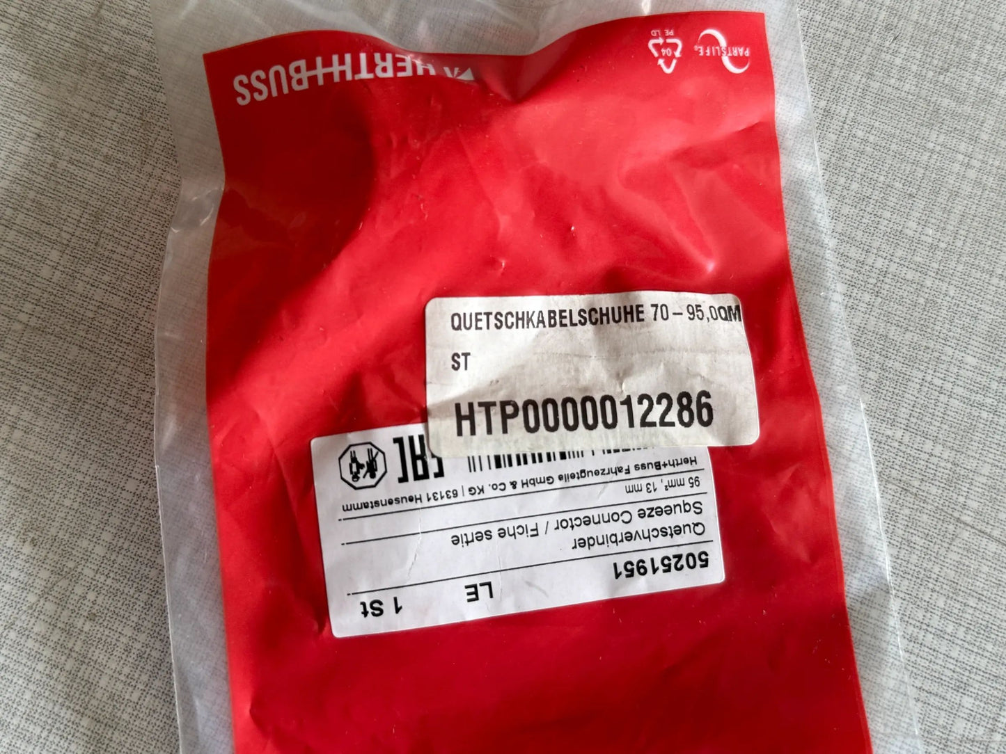 Original Herth+Buss Fahrzeugteile GmbH & Co. KG Quetschverbinder 50251951 NEU