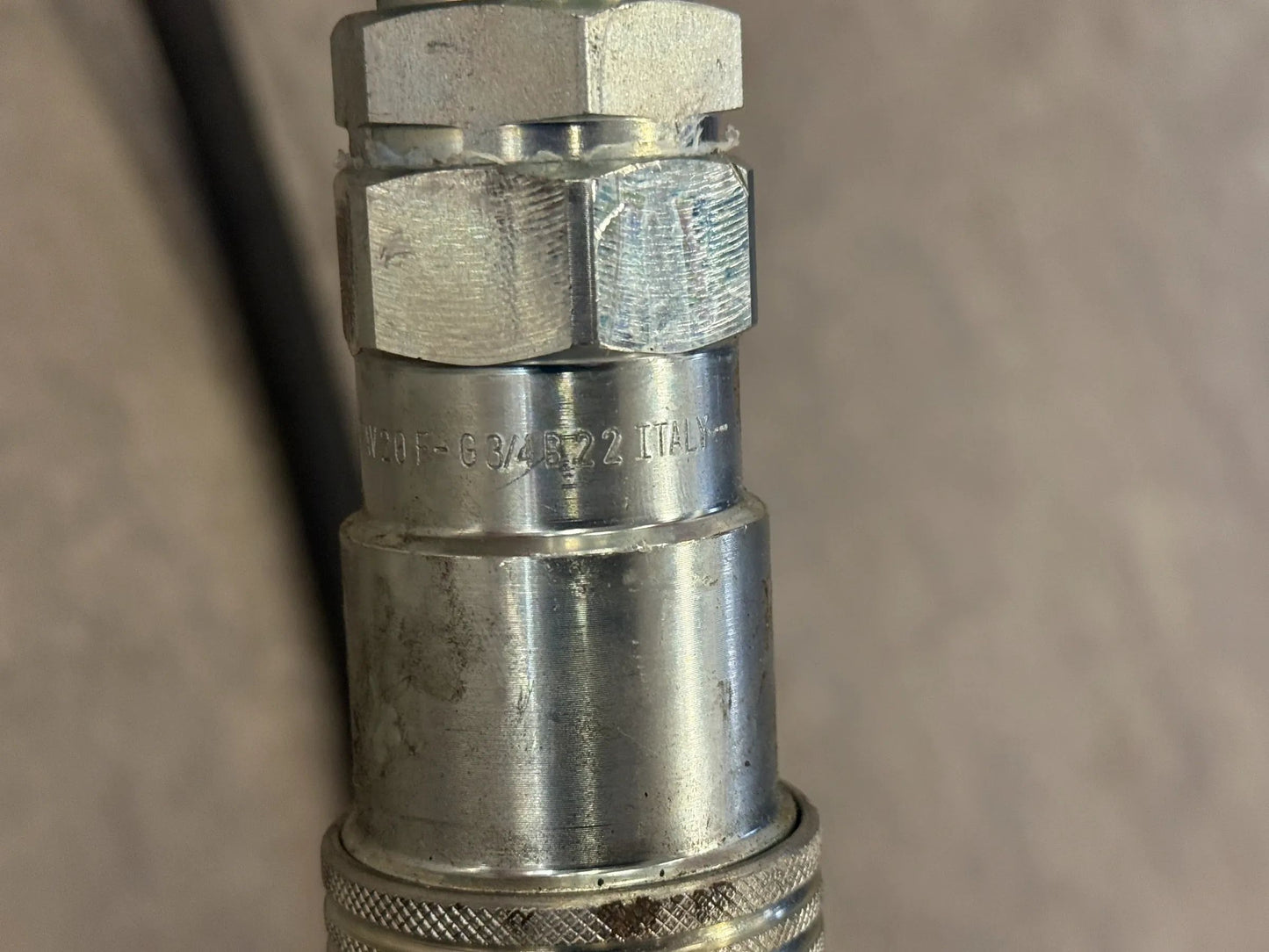 Original FMT Swiss AG Hydraulikschlauch mit Schnellkupplung 100 bar 350 bar NEU