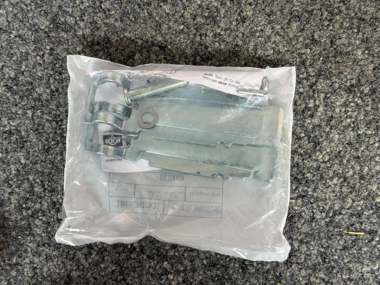 Original KNORR-BREMSE Belaghaltesatz K000133 NEU