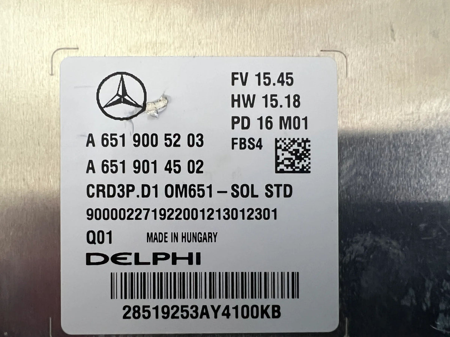 Original Mercedes-Benz OM651 Steuergerät Motorsteuergerät A6519005203 NEU