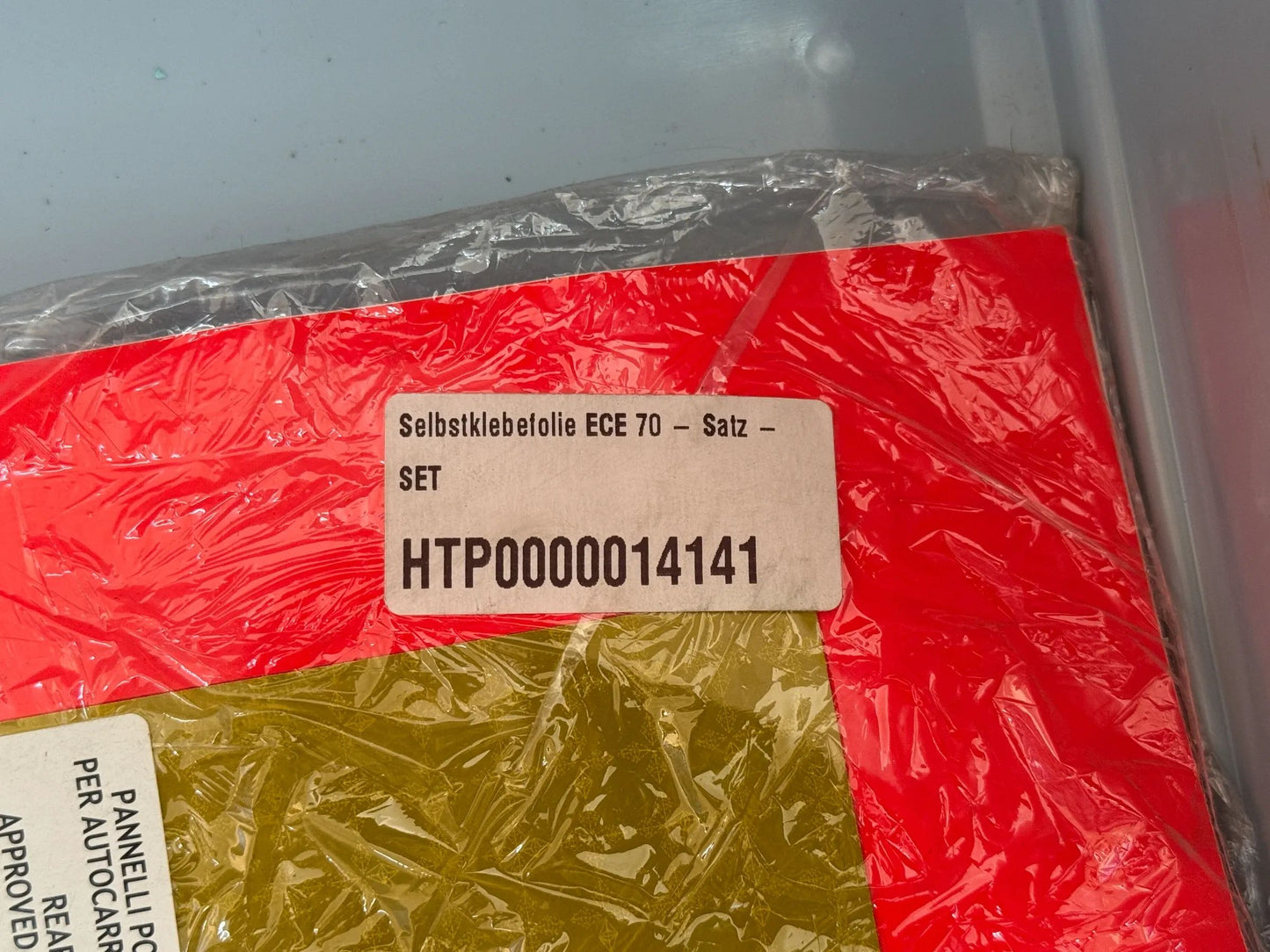 Witte Technology GmbH Kennzeichnungstafel / 565 x 195 mm, nach ECE 70 9900100
