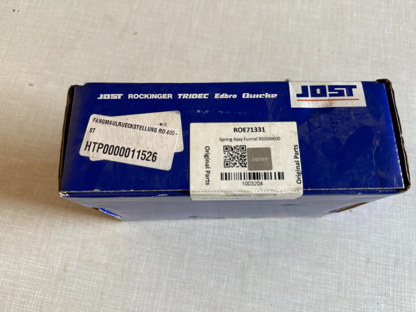 Original JOST-Werke Deutschland GmbH Fangmaul - Rückstellung ROE71331 NEU