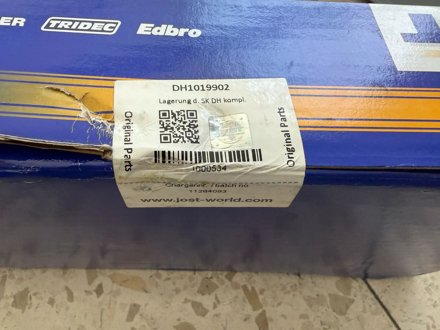 Original JOST Lagerbuchse Lagerung für Sattelkupplung  - DH1019902 NEU