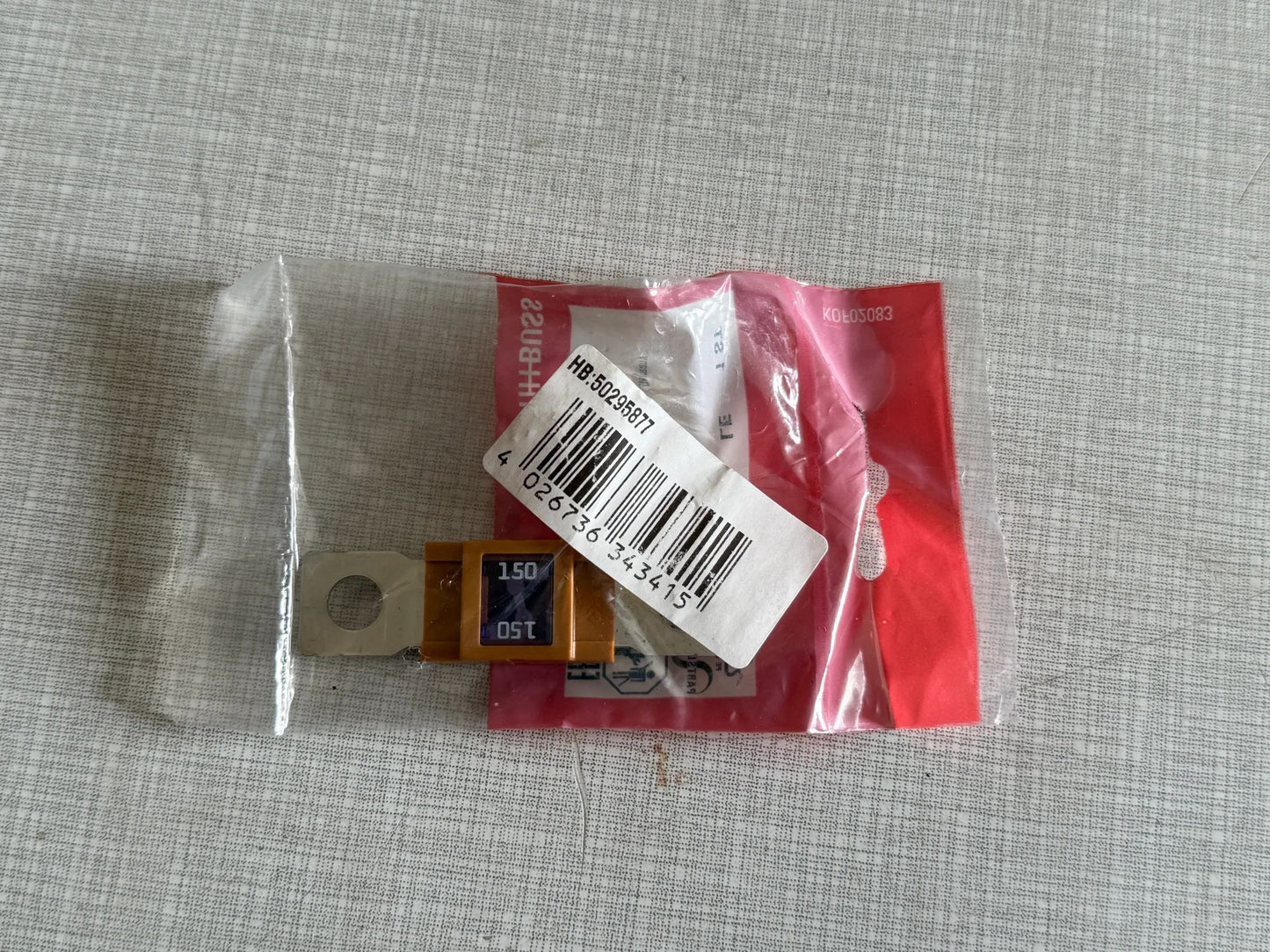 Original Herth+Buss Fahrzeugteile GmbH & Co. KG Sicherung 50295877 NEU