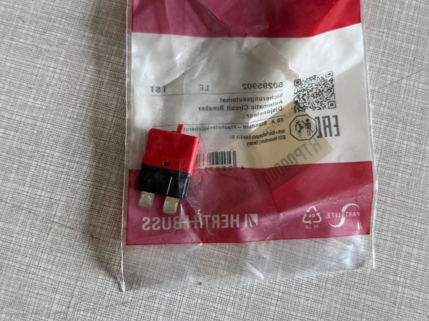Original Herth+Buss Fahrzeugteile GmbH & Co. KG Sicherungsautomat 50295902 NEU