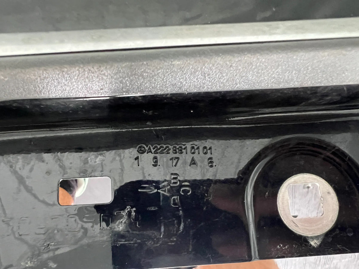 Original Mercedes-Benz S-Klasse W222 Kotflügel Vorne Links 9197 Obsidianschwarz