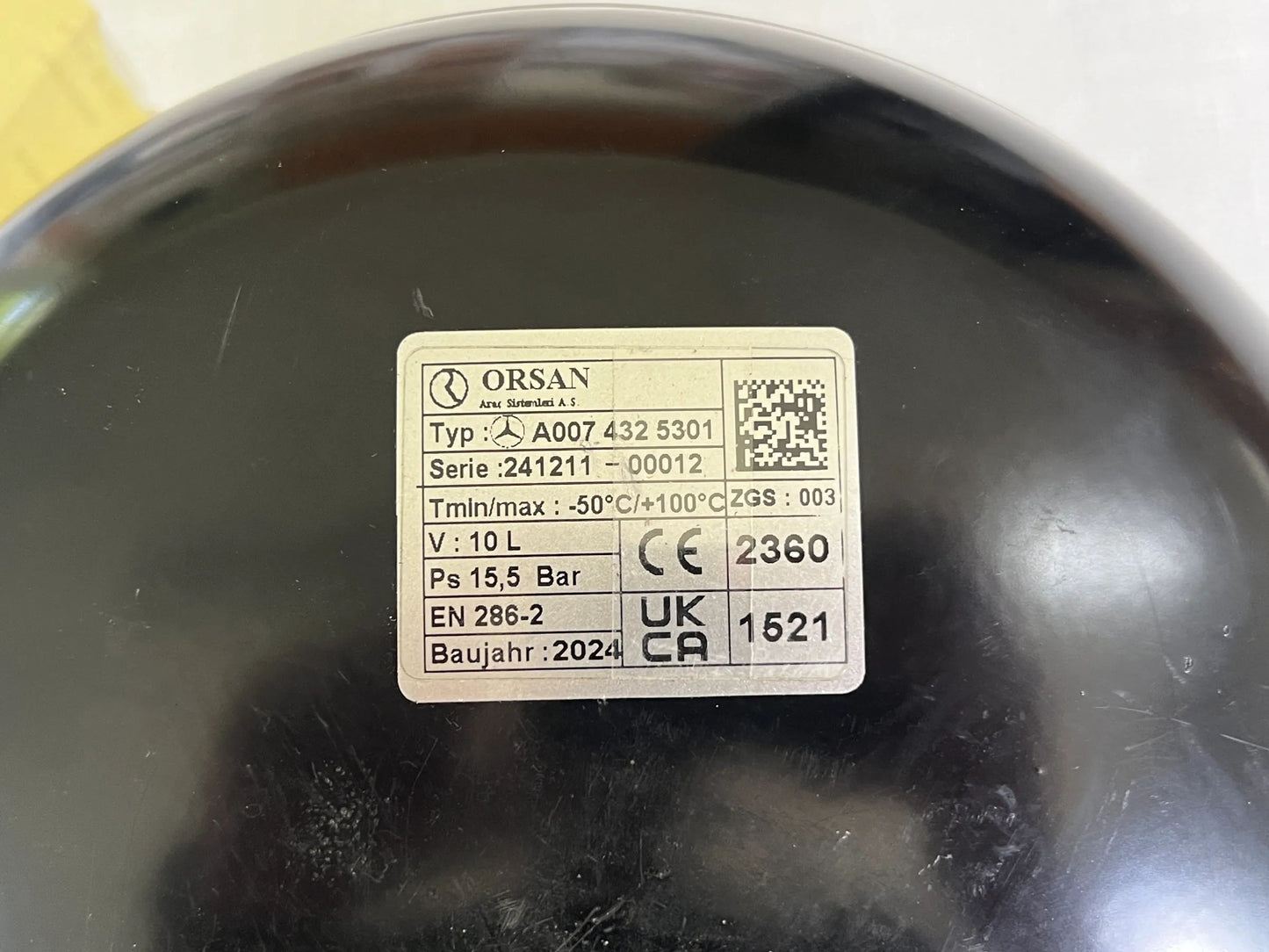 Original Mercedes-Benz Luftkessel A0074325301 NEU