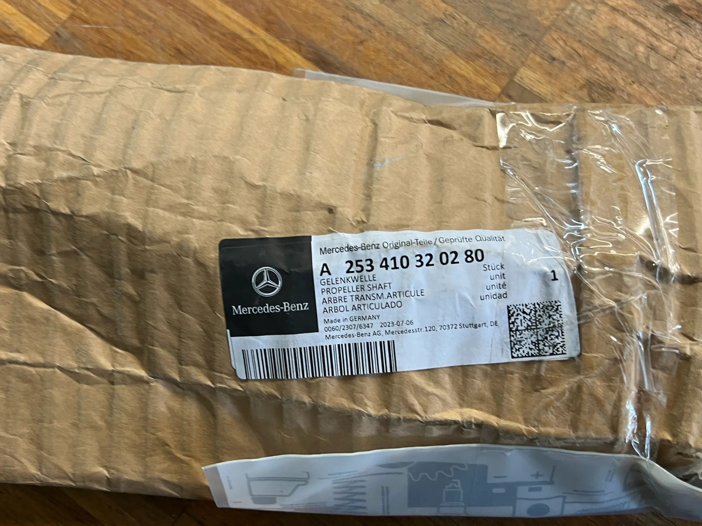Original Mercedes-Benz GLC W253 Gelenkwelle A253410320280 NEU