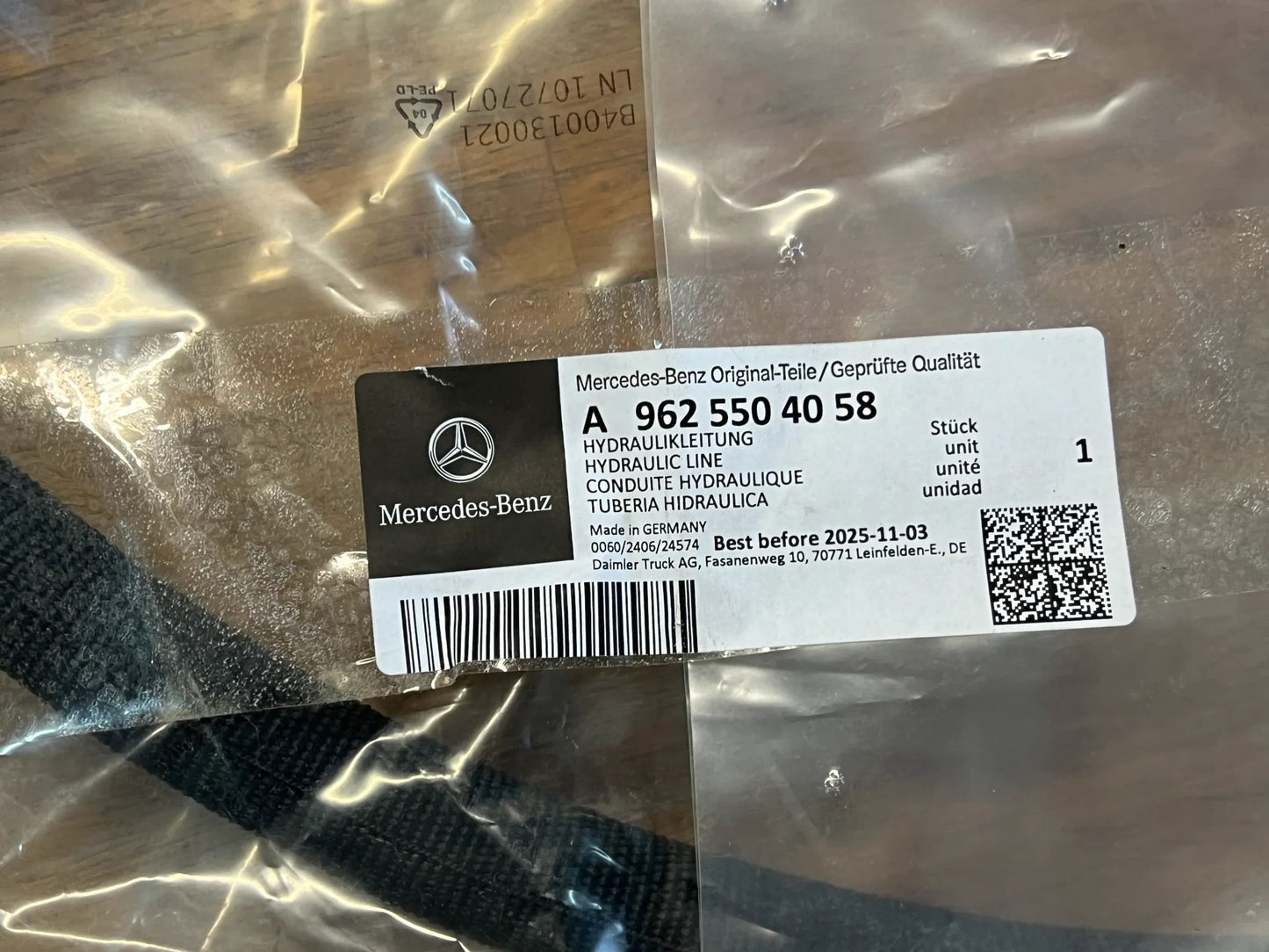 Original Mercedes-Benz Hydraulikleitung A9625504058 NEU