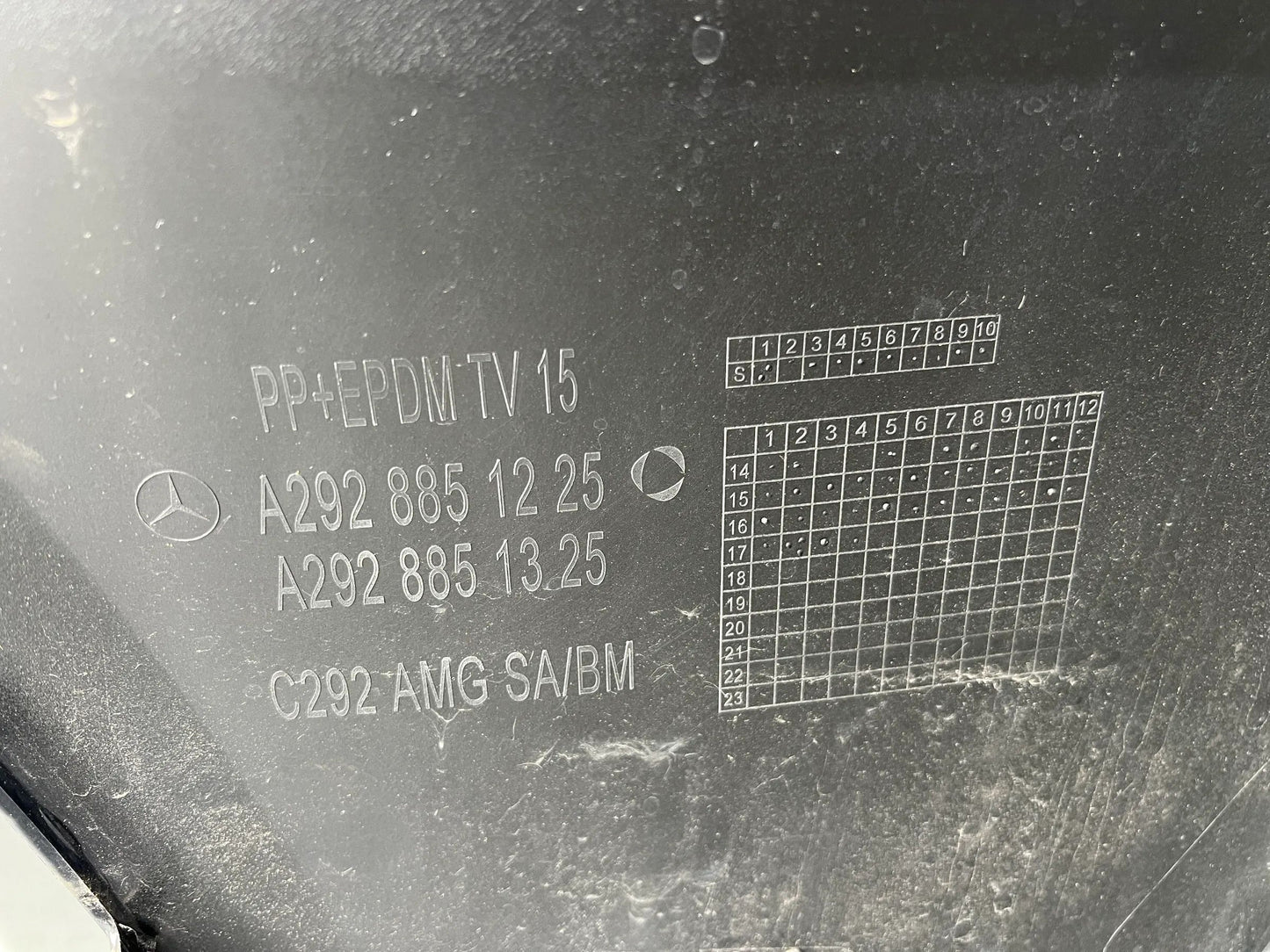 ORIGINAL MERCEDES-BENZ GLE C292 AMG Stoßstange hinten 9040 Schwarz A2928851225