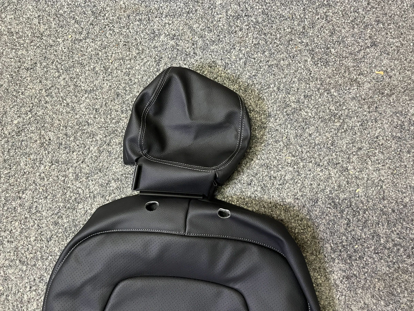 2 X Mercedes-Benz V-Klasse/Vito W447 Sitzbezug Komplett Kunstleder Schwarz NEU