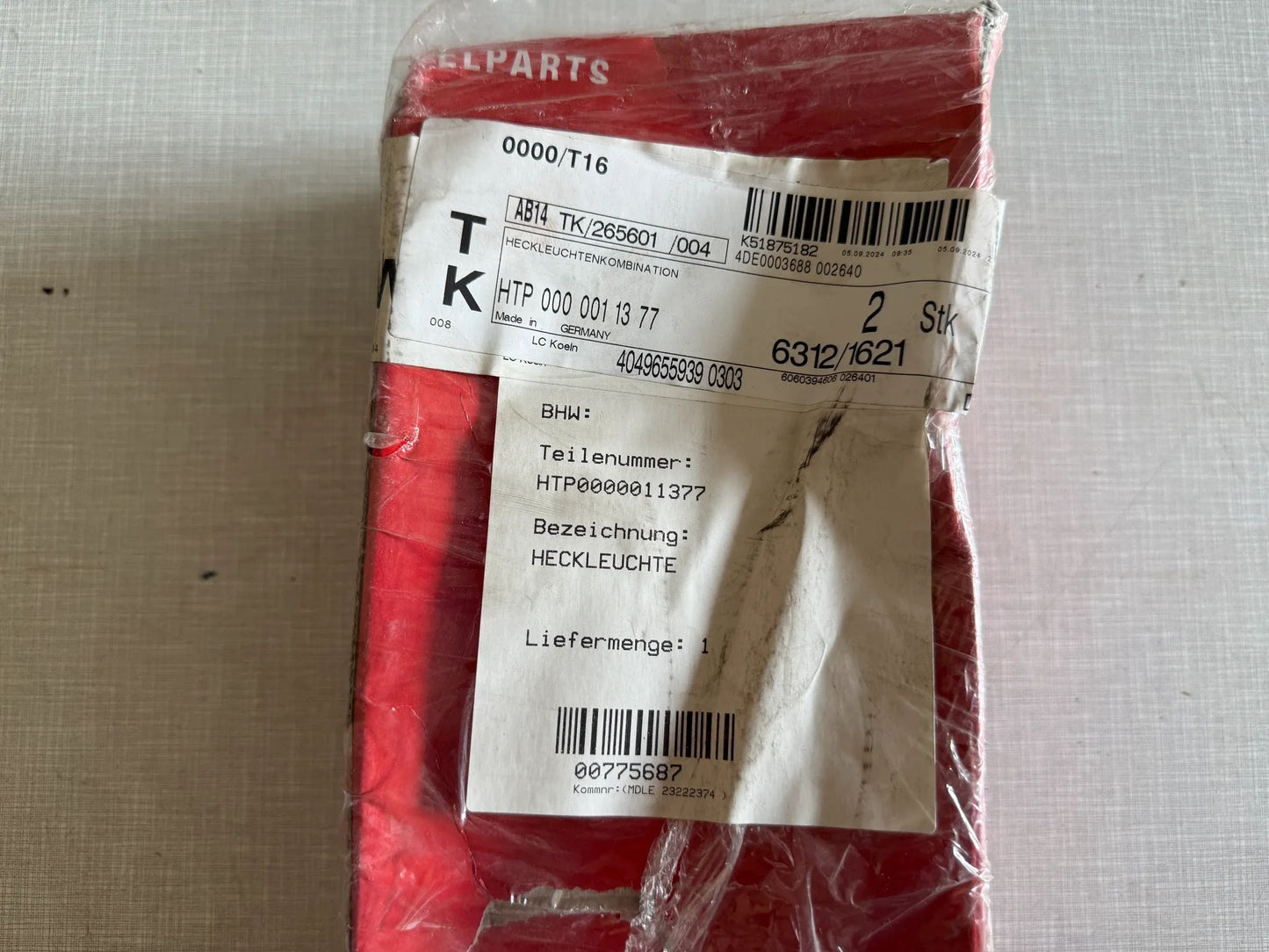Original Herth+Buss Fahrzeugteile GmbH & Co. KG Heckleuchte links 83840835 NEU